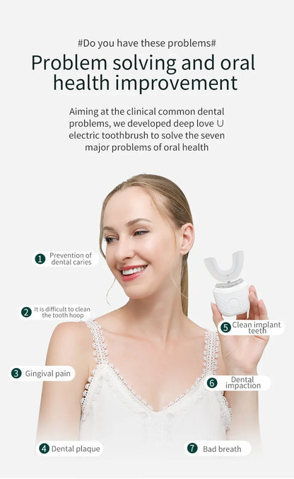 Smart U-Shaped Toothbrush